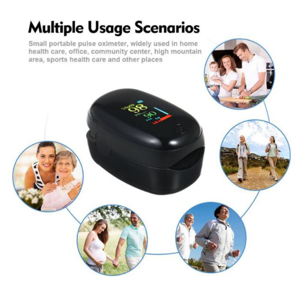 Oximetro de pulso monitor SpO2 sin curva