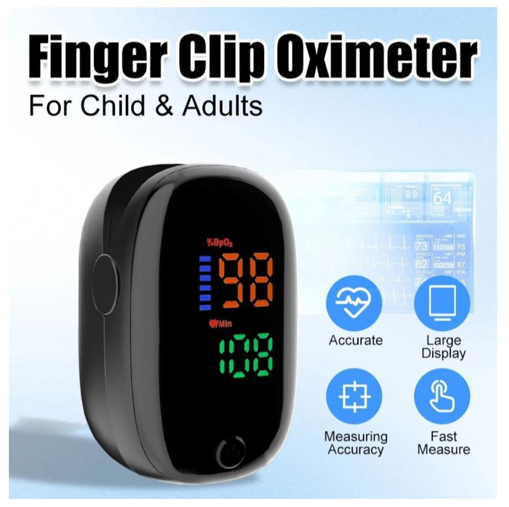 Oximetro de pulso monitor SpO2 sin curva