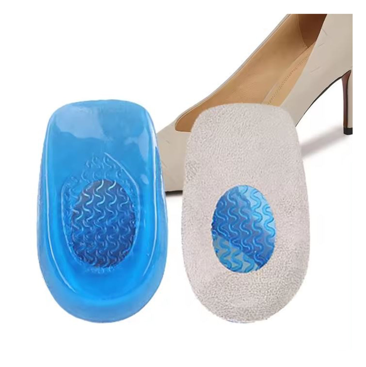 Plantilla Silicona Gel Talonera Par