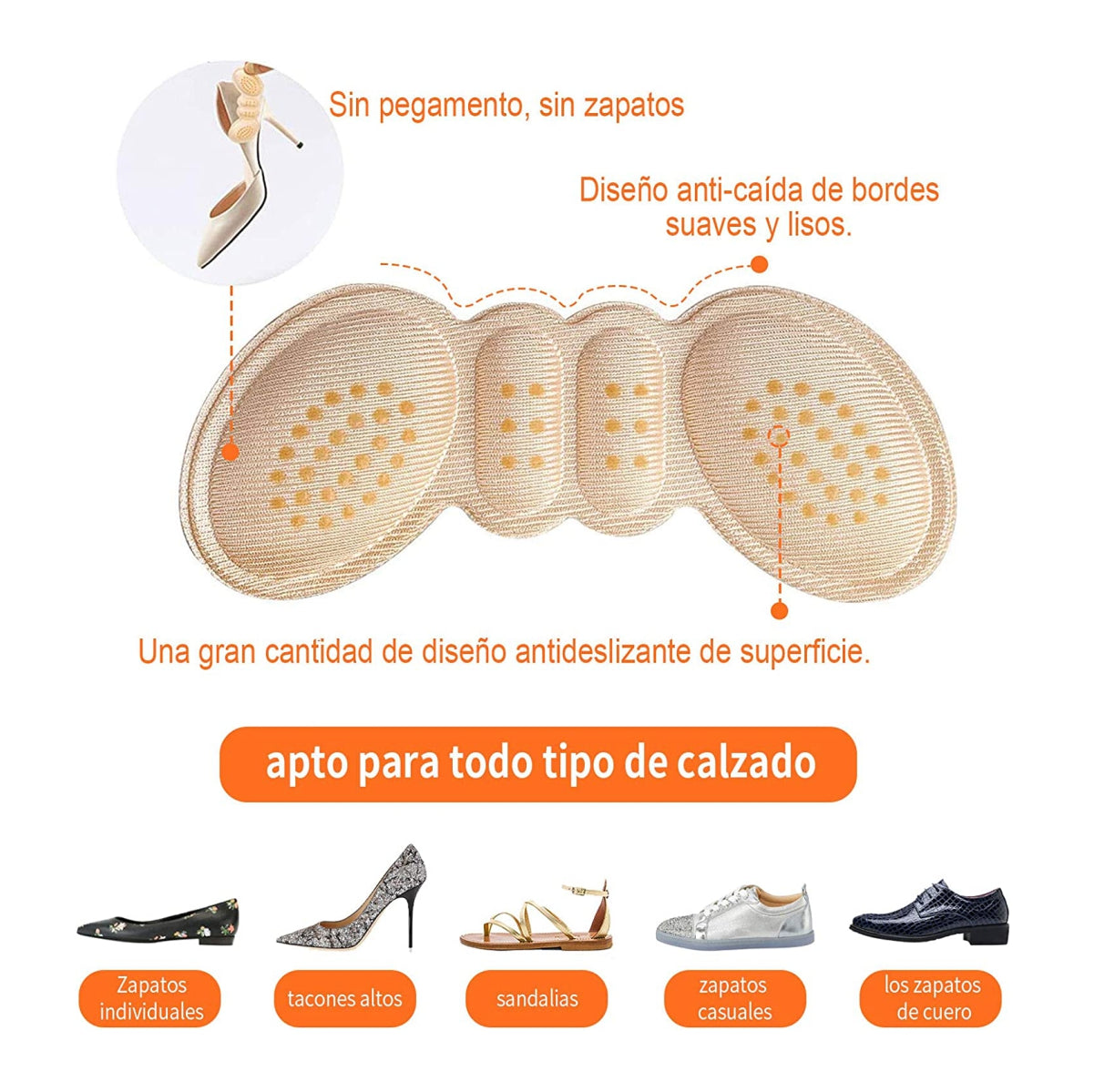 Protector de Talón Almohadillas 1par