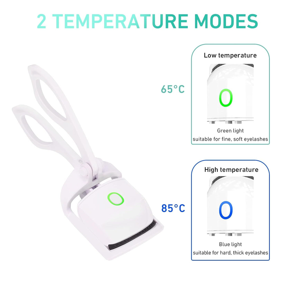 Rizador de pestañas eléctrico Calefaccio