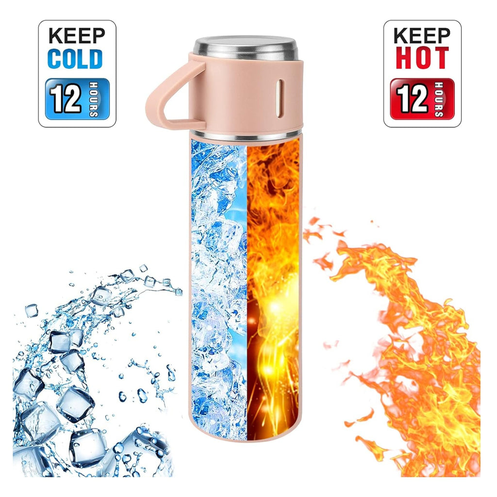 Termo Vacuum con 3 taza Caliente Frio