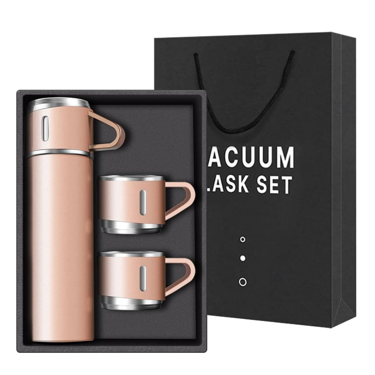 Termo Vacuum con 3 taza Caliente Frio