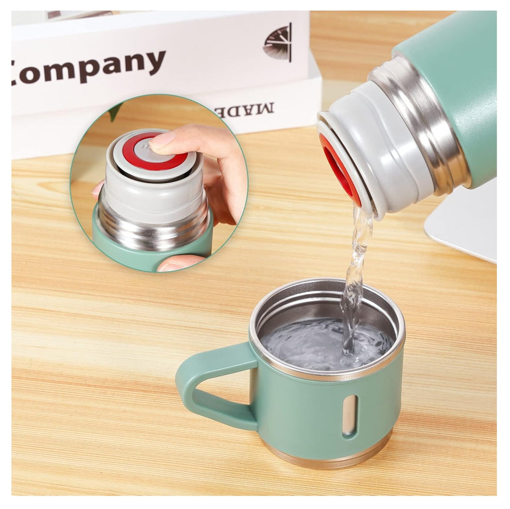 Termo Vacuum con 3 taza Caliente Frio