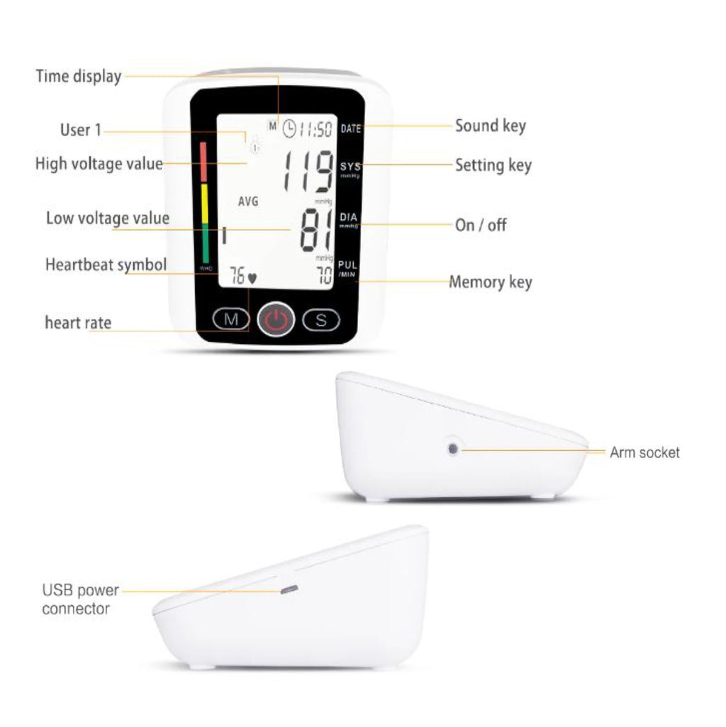 Tensiometro De Brazo Digital