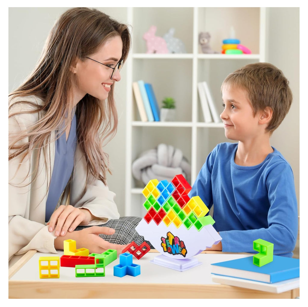 Juego Bloques Balanceo Tetra Tower Tetris