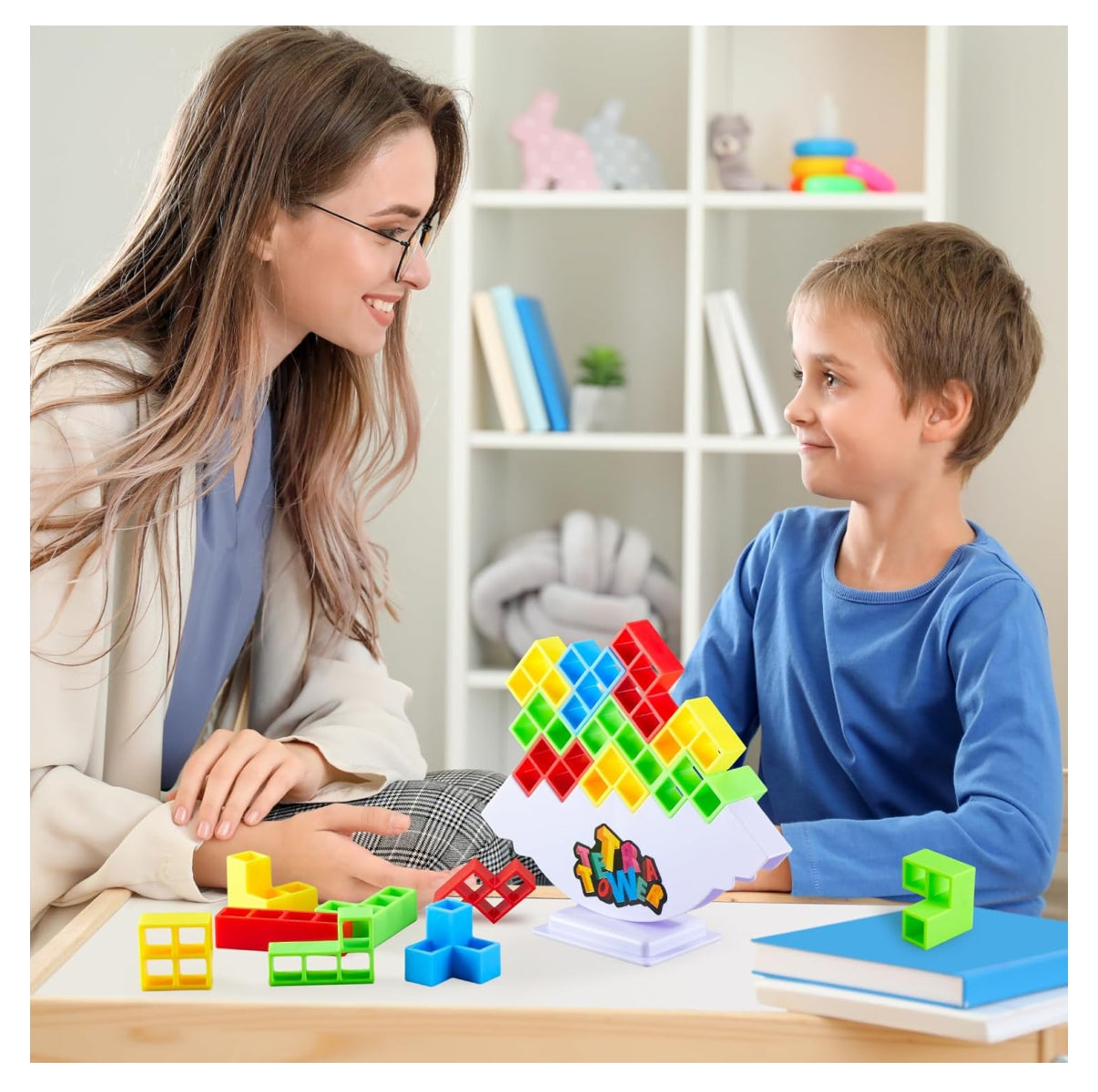 Juego Bloques Balanceo Tetra Tower Tetris