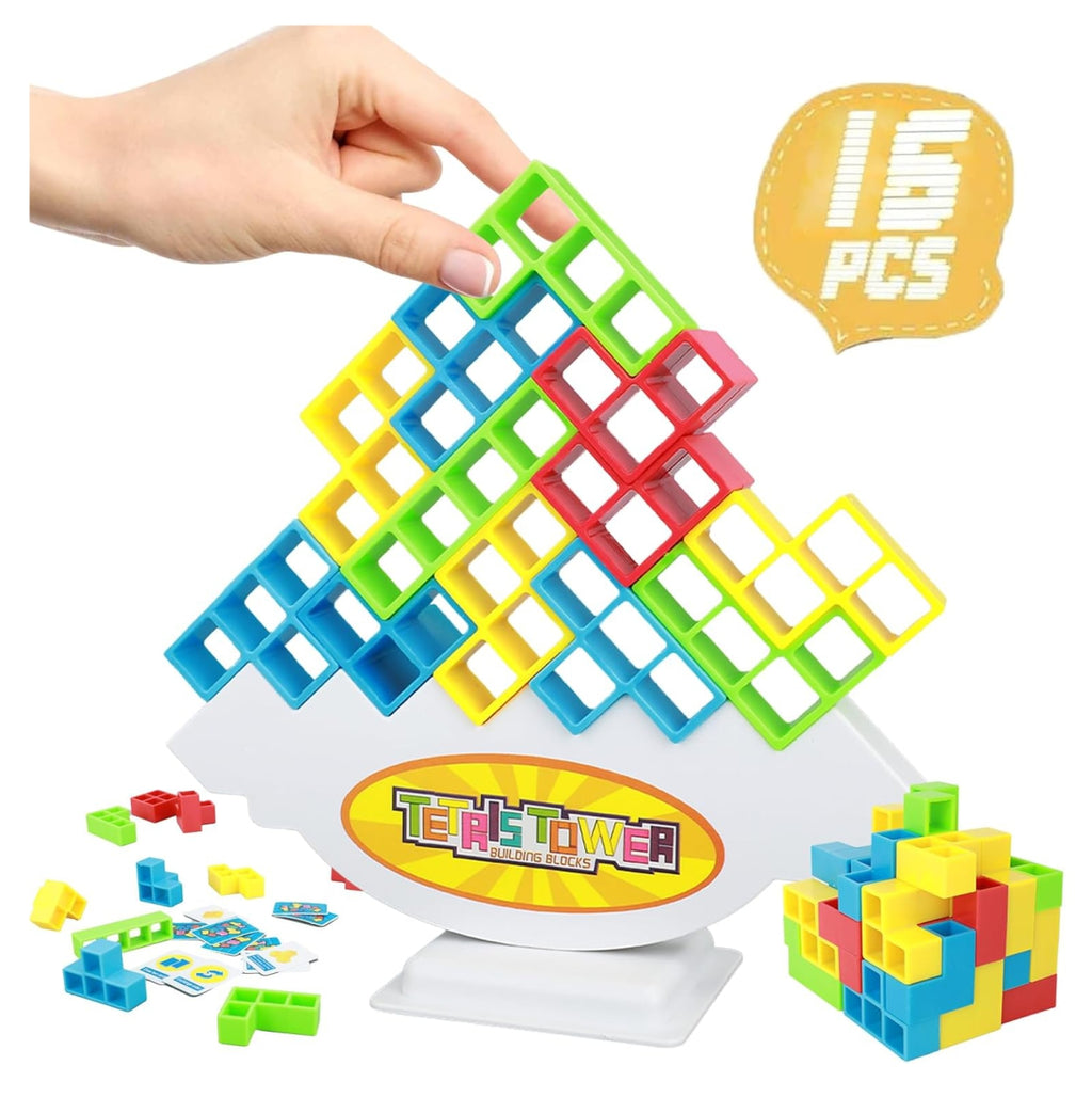 Juego Bloques Balanceo Tetra Tower Tetris