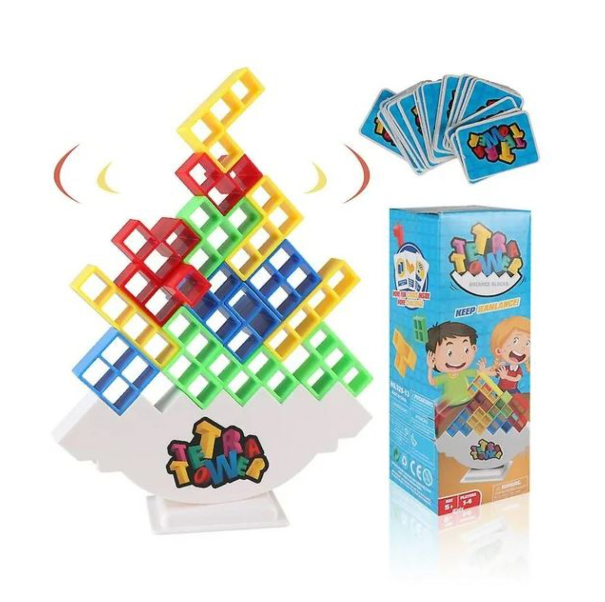 Juego Bloques Balanceo Tetra Tower Tetris