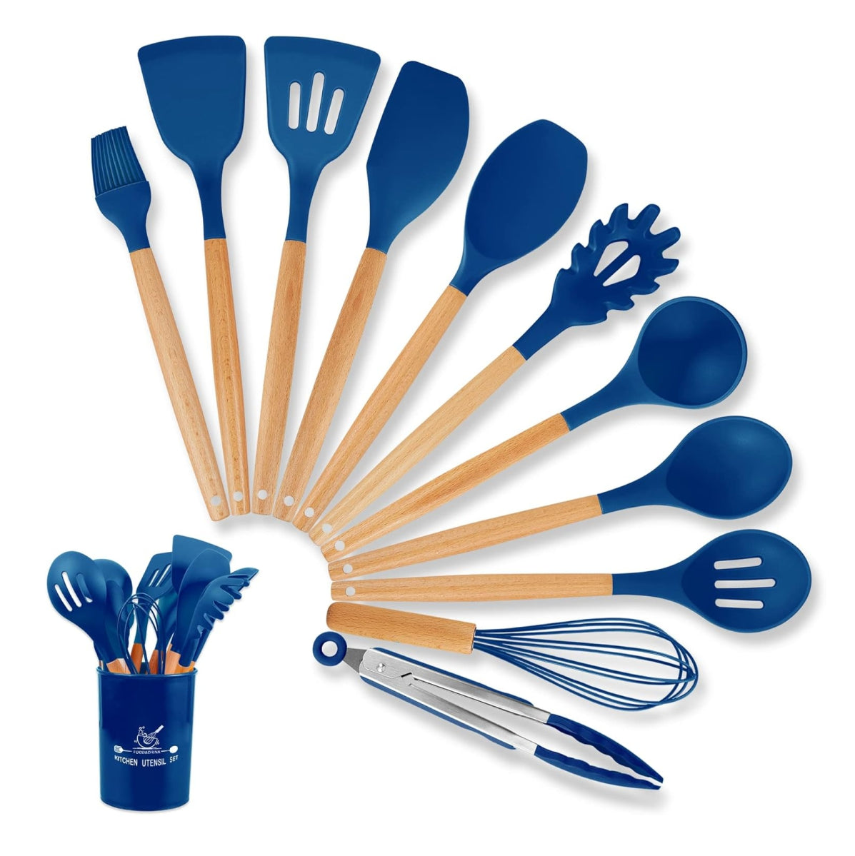 Utensilios Cocina Silicona Set por 12pcs