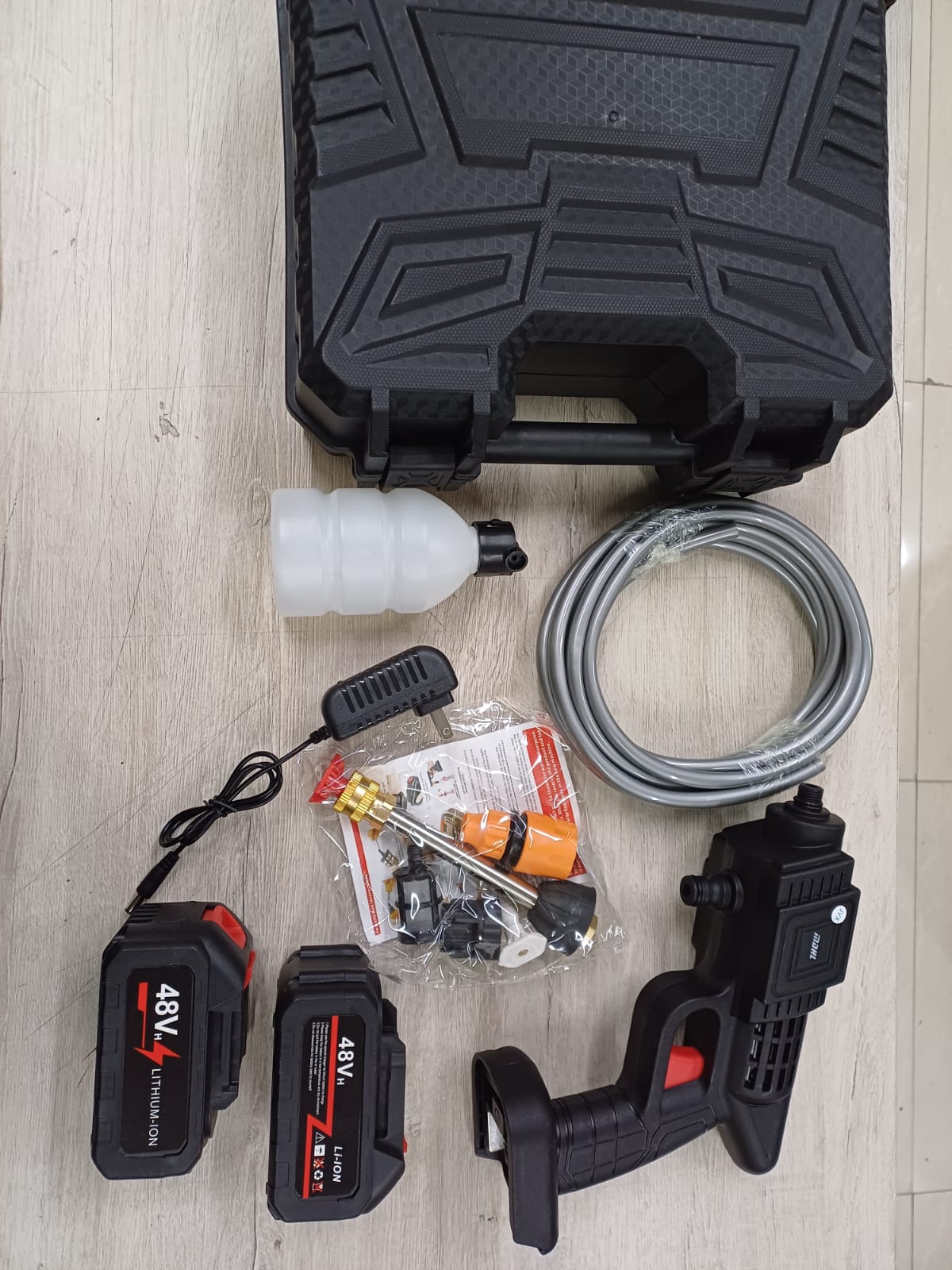 Hidrolavadora Inalambrica Alta Presion 2 Baterías