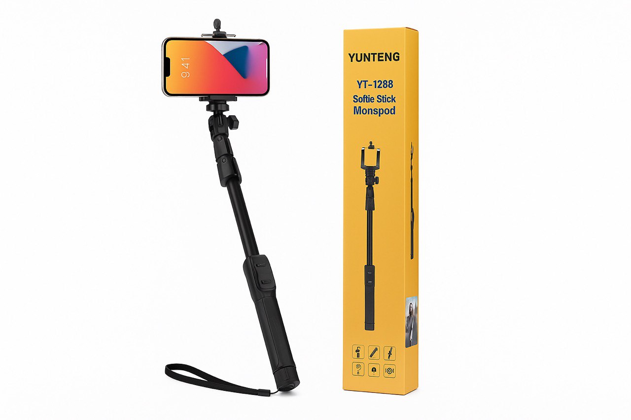 Monopod Yunteng 1288 Bluetooth Control Recargable